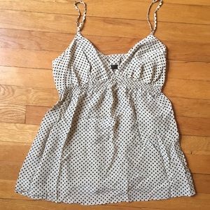 Polkadot Express Design Studio Blouse SZ M